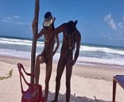 Sem Cortes Priscila Belini e Joao O Safado Na Praia de Nudismo da Bahia from nudist young black