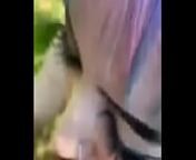 Blue hair girl gives head in the park from tamil girls park video page 1 xvideos com xvideos indian videos page