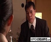 Business dinner meeting turns scandalous when a threeway happens from mom son japan skandal sex