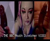 The BBC Mouth Stretcher Video by Goddess Lana from sex z vedio super balck live xx full xxxhd big blak boobs
