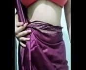Big Boobs Girl &ndash; Fully Naked in Brown saree Telegram id- @anvi 1212 from www xxx video gupta desi randina