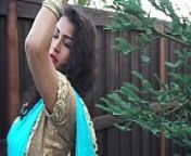 Desi Bhabi Maya Rati In Hindi Song - Maya from puja saree model hot xxx