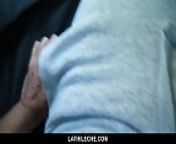 LatinLeche - Sweet Boy Sucks Cameraman&rsquo;s Cock In A Car For Some Cash from latin leche gay
