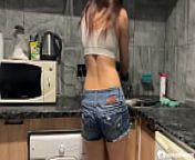Roommate lets me fuck her after a breakup from loren gray thong ass