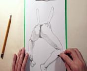 Drawing sexy girls in pencil from hentai pencil in pussy