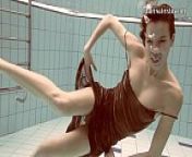 Gazel Podvodkova super hot underwater teenie naked from naked marin