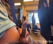 A stranger showed me his dick on the train and I sucked in public from sexy teen sucks dick in car