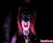 Sexy Milf Shanda Fay Dressed As Slutty BatWoman! from out dress sex