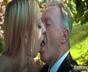 Young blonde moaning fucking an old man she swallows his cumshot from old man swallow compilation