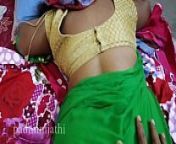 Sexy babhi in green saree with big ass from padminijathi