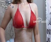 SOAPY SHOWER of young amateur girl from aestheticallyhannah nude soapy shower video leaks mp4