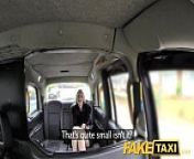 Fake Taxi Anal butt plug followed by big cock from taxy sex