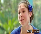 Swinging strippers swap partners on TV from stripper en la televisión dominicana