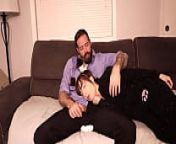 Stepdad and Stepdaughter. Risky Cum in her Mouth. (HARD FACE FUCKING) from beal
