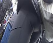 More Bus Booty from leg on bus