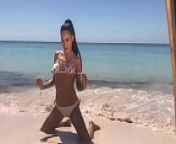 Apolonia Lapiedra On The Beach from actress shaven sexliana ams nude g