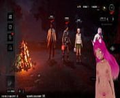 VTuber LewdNeko Plays DBD, Gets Spanked, and Cums Part 2 from dbd huntress hentai