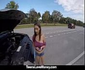 Busty Babe Gets Towed, Fucked And Paid! from booty tow