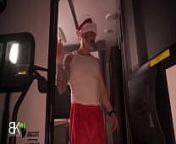 Trailer Park Santa Bangs local Stepmom & Stepdaughter Ho Ho's and gives them a facial - TRAILER from palta local xxx
