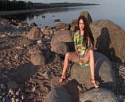 Norma A Enjoys A Sensual Masturbation In A Baltic Evening from tall baltic girl