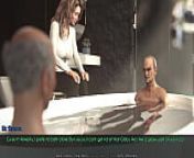 A Wife And StepMother (AWAM) #19a - Washing old Gents - 3D game, HD porn, 1080p from awam aiden
