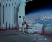 Space sex in the space station! Hot shemale android fucks a sexy woman from shemale ckok pussy sexi sex