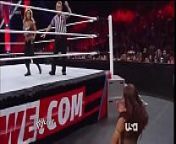 Kaitlyn vs Eve Torres in a Divas Championship match. Raw 2013. from tower raw diva sex