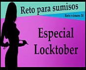 Mira este v&iacute;deo si vas a hacer el Locktober. Te ayudar&eacute; con mensajes reales. from locktober cuckold gets turned out from sissy chastity watch