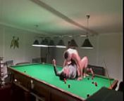 Hard fuck on pool table from angela white fun on pool