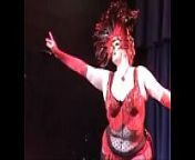 perfect nordic western blonde bbw in masked burlesque dance from from exotica burlesque