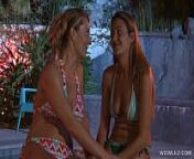 Brenda James And Elexis Monroe Having Fun Time At Night By The Pool from brenda james phoenix lesbian