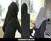 Muslim stepmom wants to have her Arab stepdaughter Violet Myers pregnant and locks her up in room with some dude that can fertilize her! from poor niqaab muslim gril
