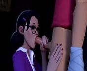 Miss Pauling Giving Blowjob Making Him Cum In Her Mouth from tf2 animations