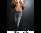 Indian crossdresser boob show from indian desi shemale sexy