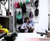 Shoplifter teen punish fucked on CCTV from xxx sex etnaebi fo