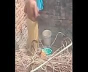 My Neighbour aunty Bathing showing her big boobs. from aunty bath outdoor