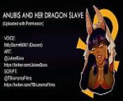 ANUBIS AND HER DRAGON SLAVE ASMR from monsters furry