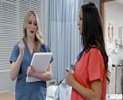 Doctor Has Lesbian Sex With Rookie Nurse - Sofi Ryan, Riley Reyes from doctor nurse sexy hd videosunny full xxx