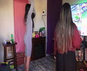 We lost playing Video Games from athena long hair sexsi