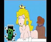Mario Bros, minandole el culo a peach ft trap de creeper from princess peach porn monster 3d