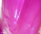 Selfie Video in PVC clothes Arya Grander sexy MILF - Arya Grander from xxx pvc