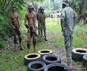 Fat naked soldiers gay first time Jungle plow fest from naked fat gay
