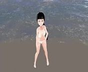 Honda Cocoa Anime girl introduce herself in white bikini. from anime hoat hinh sex