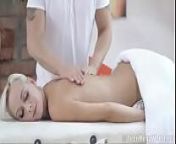 Amazing Blonde Naomi Nevena And Lucky Tricky Masseur 1 from naomi massage