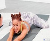 Stepmom and Doing Yoga Together - Ryan Keely, Vanna Bardot from lesbian yoga sex