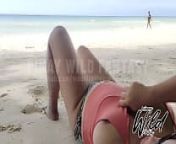 Pinay Girlfriend Flashing her Big Tits at the Beach - Pinay New Viral from little naked at the beach