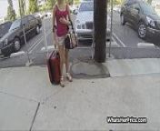Back alley pick up leads to hot paid fuck from maria car sex tape
