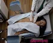 Mixed Cutie Genesis Gets 1st EVER Gyno Exam At Doctor Tampa & Nurse Aria Nicole's Gloved Hands From GirlsGoneGyno - Reup from 混血受