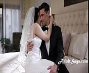 Best Man Ass Fucks The Bride Valentina Nappi In Her Bridal Veil On Her Wedding Day from mariage