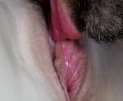 Extreme close up licked and fucked wet pussy milf from extreme close up lick and swallow cum